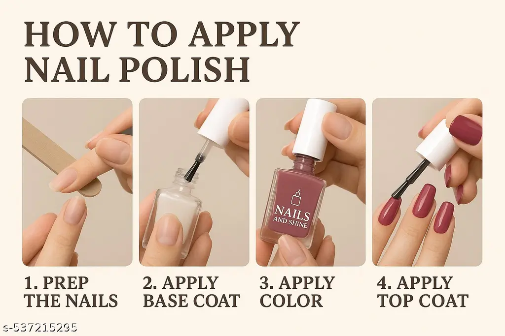 Nails N Shine 6 pcs Multicolor Nail Polish Combo