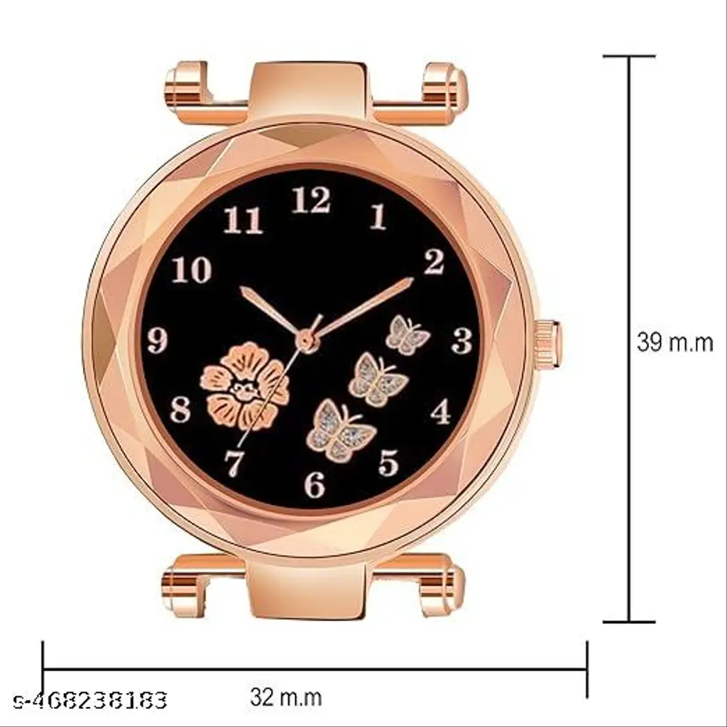 New Flower Buttarfly Dial Mgnetic Strap Girls Analogue